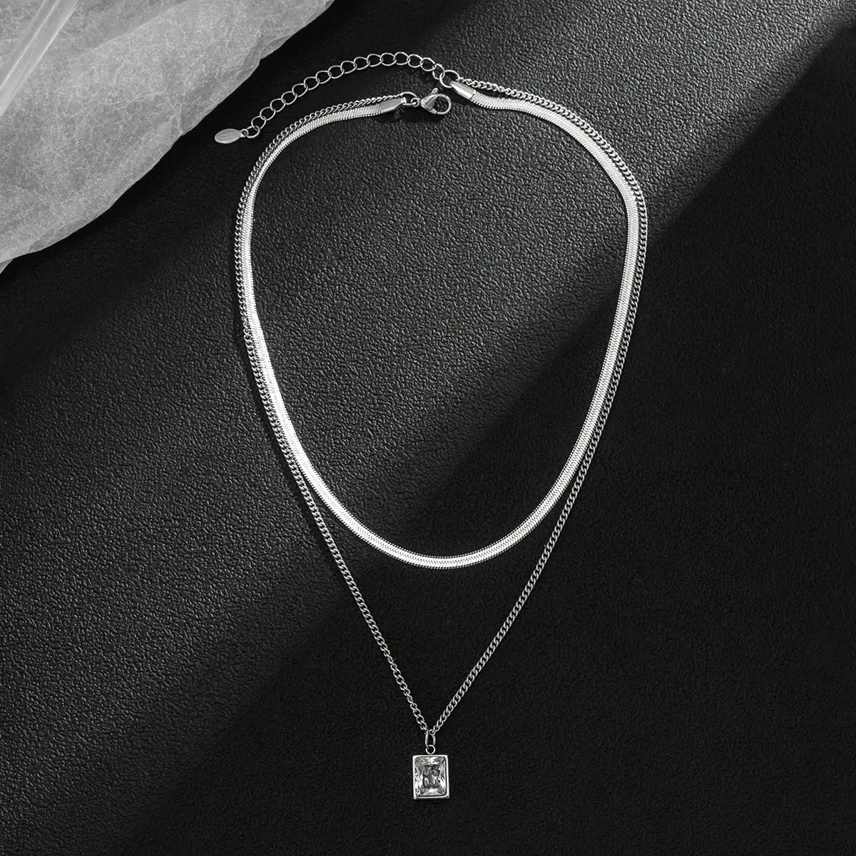 The Square Crystal Pendant